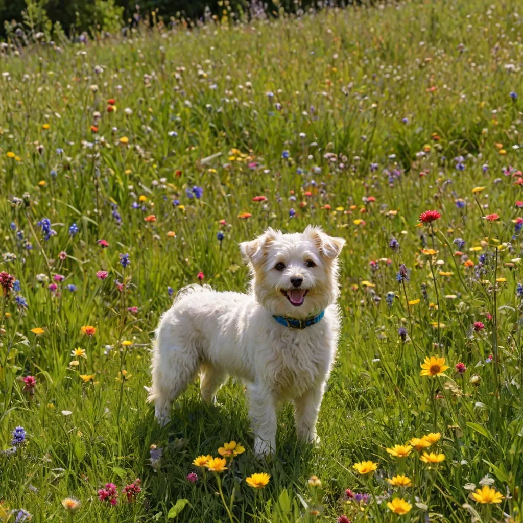 Jaka rasa to mały biały pies z włosami?
