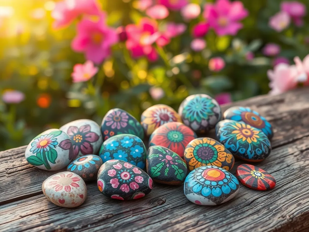 Malowane kamienie wzory: odkryj kreatywne inspiracje na każdy sezon